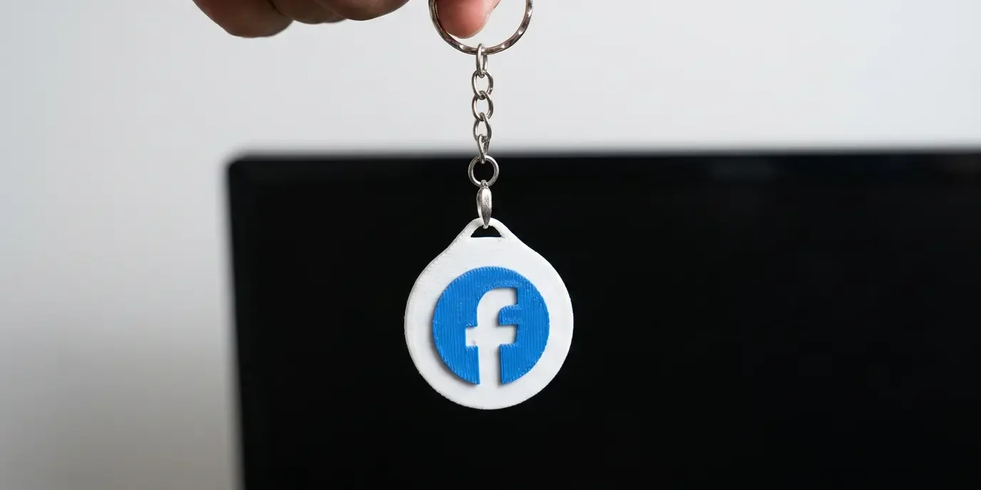 Keychain with a custom logo